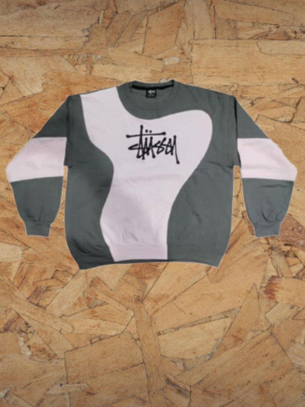 Stussy Vintage Reworked Embroidered Unisex Sweatshirt